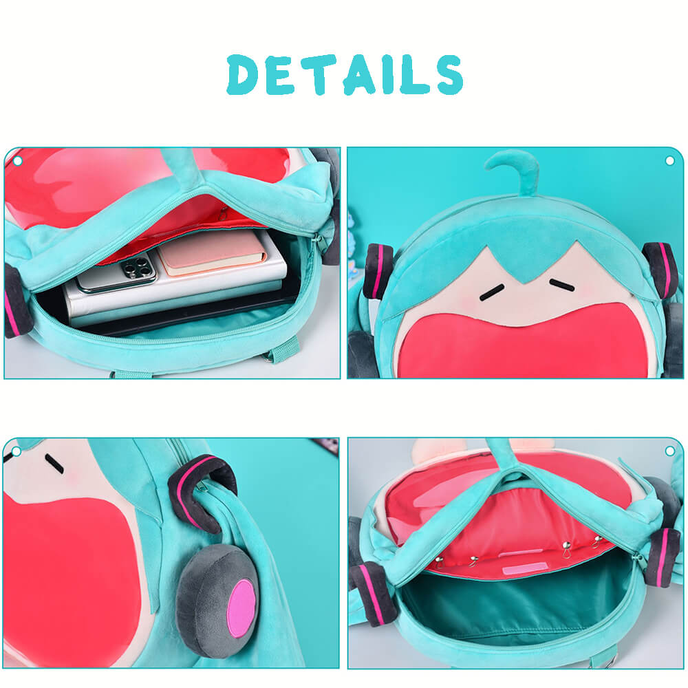 Hatsune Miku Plush Ita Backpack — image 3