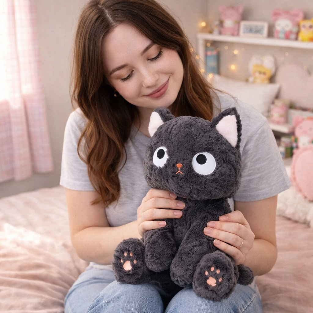 Jiji the Cute Fluffy Black Cat Plushie | Limited stock — image 8