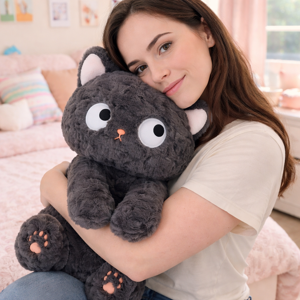 Jiji the Cute Fluffy Black Cat Plushie | Limited stock — image 2