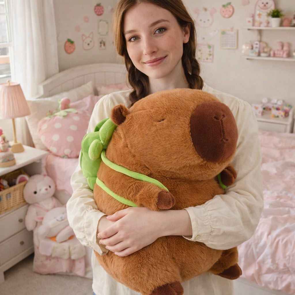 The Adorable Capybara Turtle Back Pack Plushies — image 7