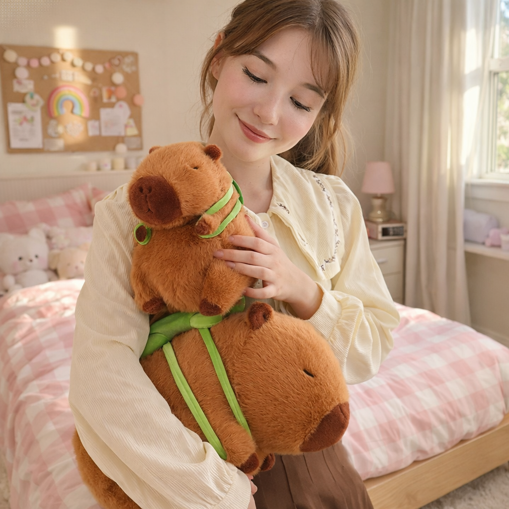 The Adorable Capybara Turtle Back Pack Plushies — image 11