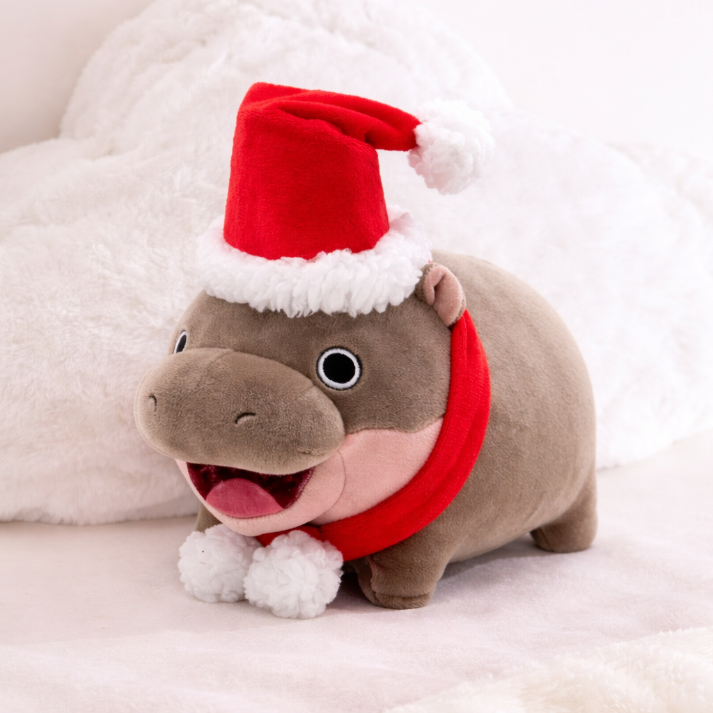Kawaii Moo Deng Baby Hippo Plushie — image 9