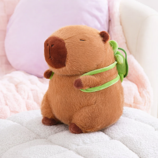 The Adorable Capybara Turtle Back Pack Plushies — image 1