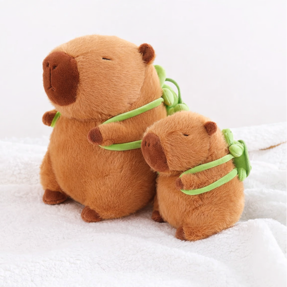 The Adorable Capybara Turtle Back Pack Plushies — image 9