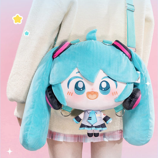 Hatsune Miku Chibi Big Head Plush Backpack — image 1