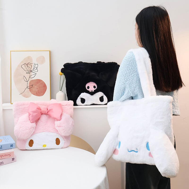 Cinnamoroll Face Large Capacity Plushie Tote — image 7