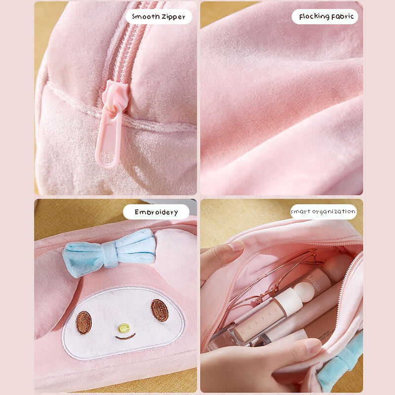 Sanrio Flocking Makeup Bag Pen Case — image 6