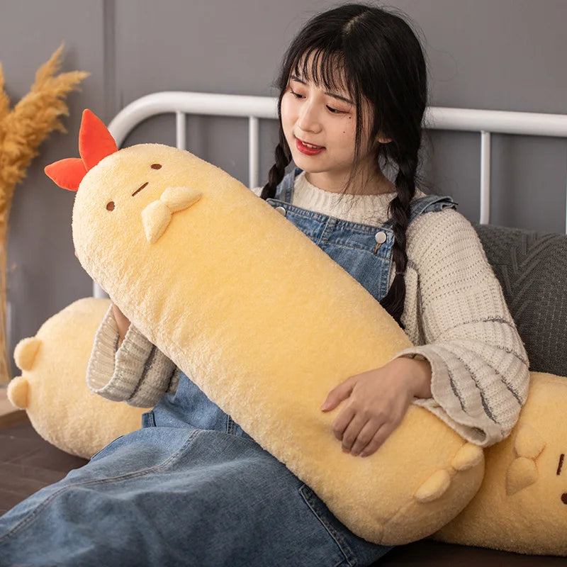 Tempura Shrimp Body Pillow - Long Soft Plush Cushion, 28-43" | 70-110 cm — image 4