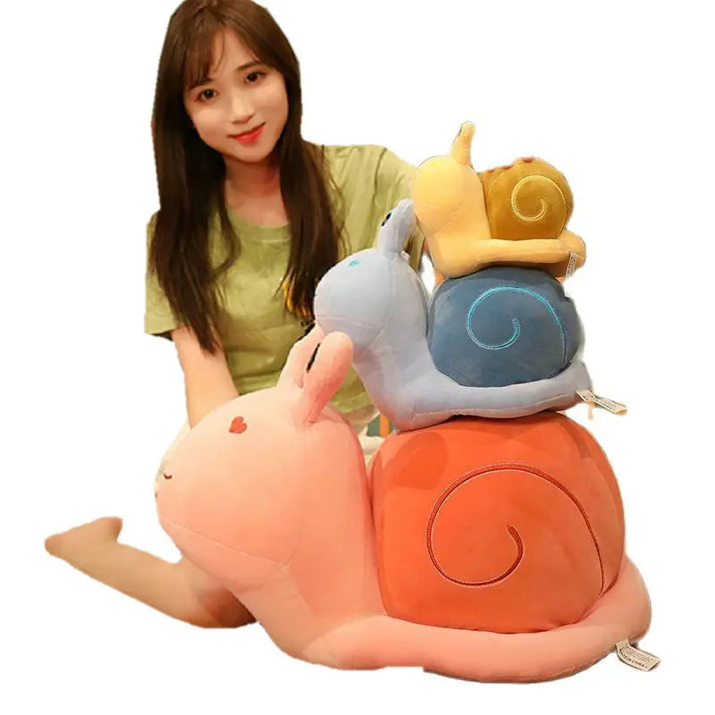 Cartoon Snail Stuffed Animal, Three Colors, 8-24" | 20-60 cm — image 3