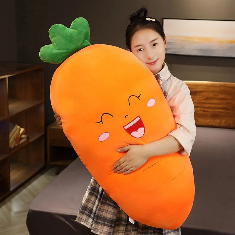 Smiling Vegetable Plush Toy, Four Veggies, 12-20" | 30-50 cm — image 2
