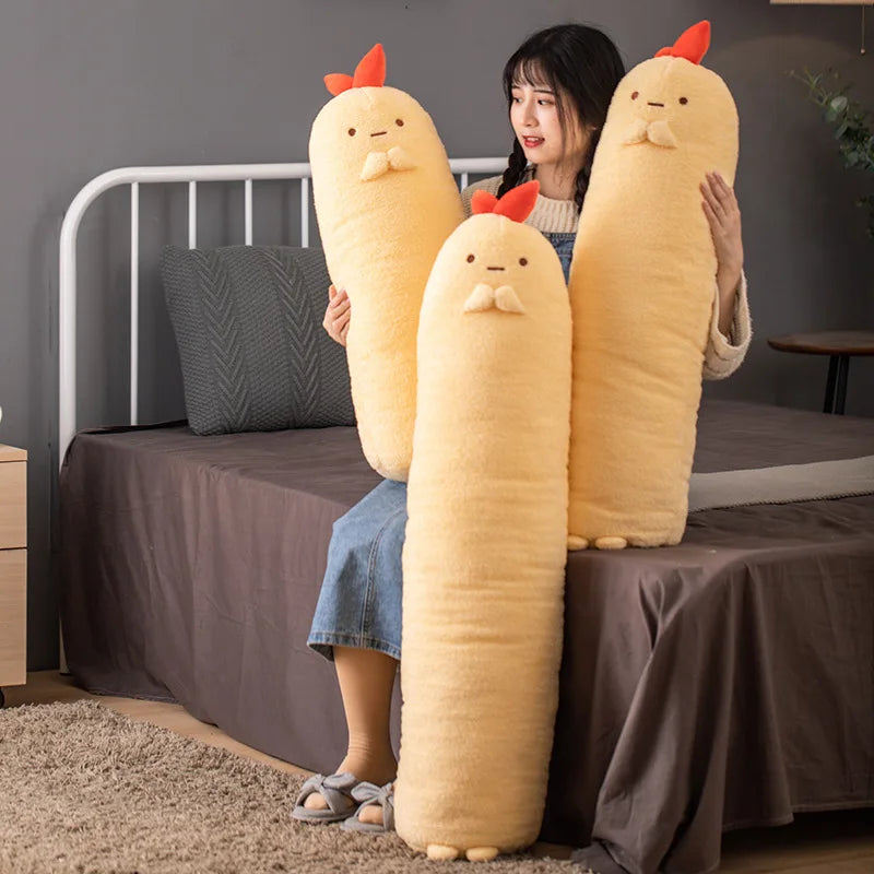 Tempura Shrimp Body Pillow - Long Soft Plush Cushion, 28-43" | 70-110 cm — image 3