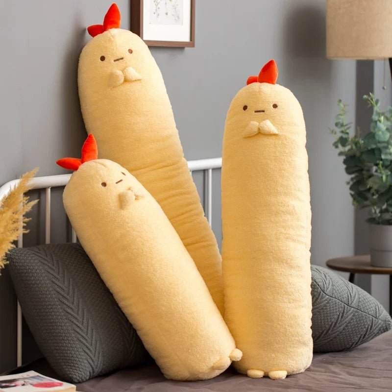 Tempura Shrimp Body Pillow - Long Soft Plush Cushion, 28-43" | 70-110 cm — image 1