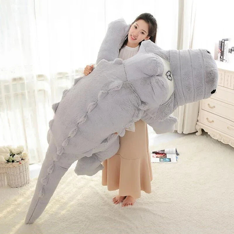 Crocodile Plush Toy - Long Soft Cushion, 24-51" | 60-130 cm — image 3