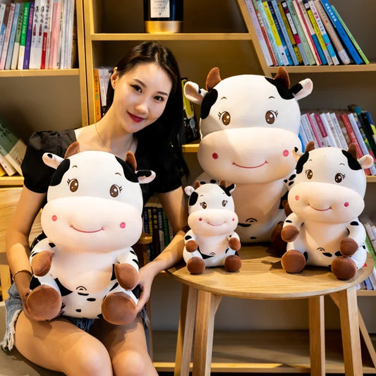 Sitting Dairy Cow Plushie, 10-22" | 25-55 cm — image 1