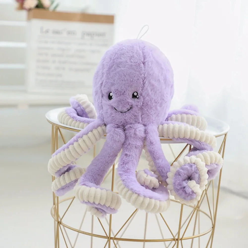 Plushie Fuzzy Lounging Octopus, Five Colors, 0.59-2.6' | 18-80cm — image 1