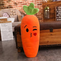 Smiling Carrot Plush | Soft Veggie Pillow Doll, 18–43" | 45–110 cm — image 7