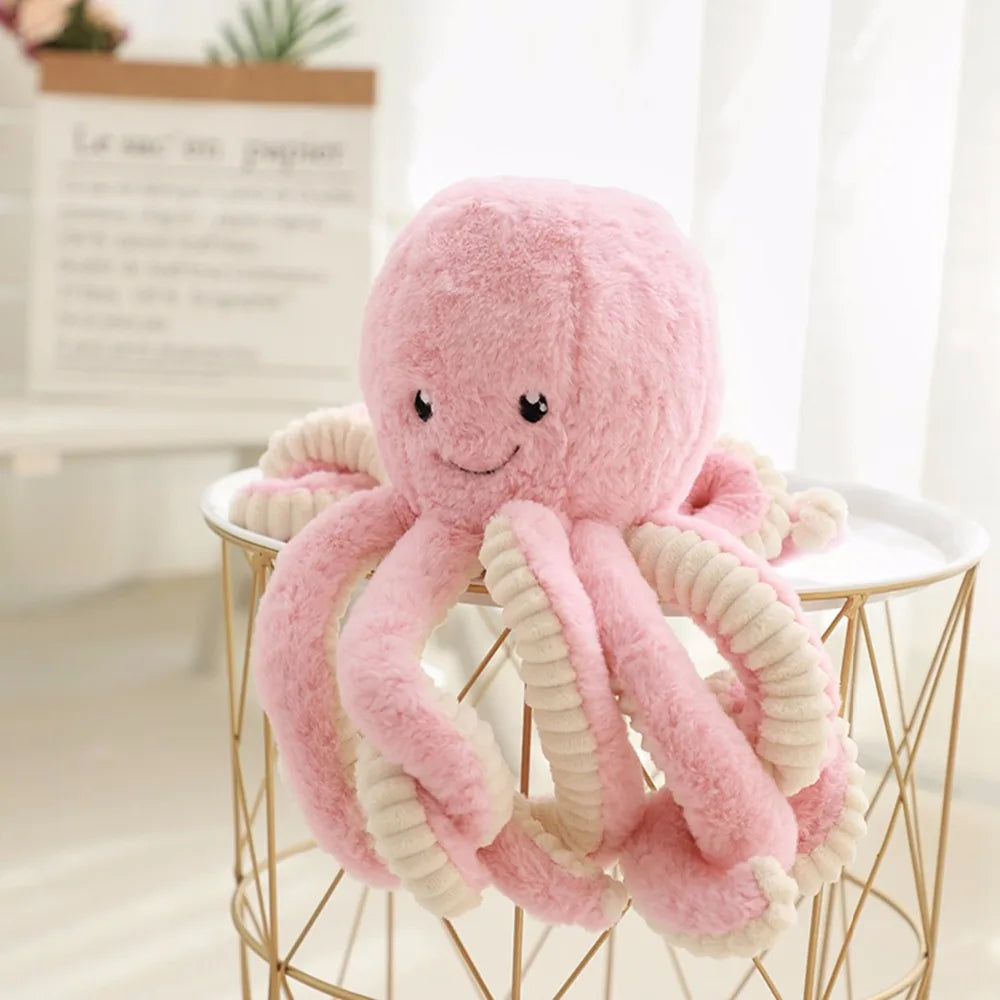 Plushie Fuzzy Lounging Octopus, Five Colors, 0.59-2.6' | 18-80cm — image 2