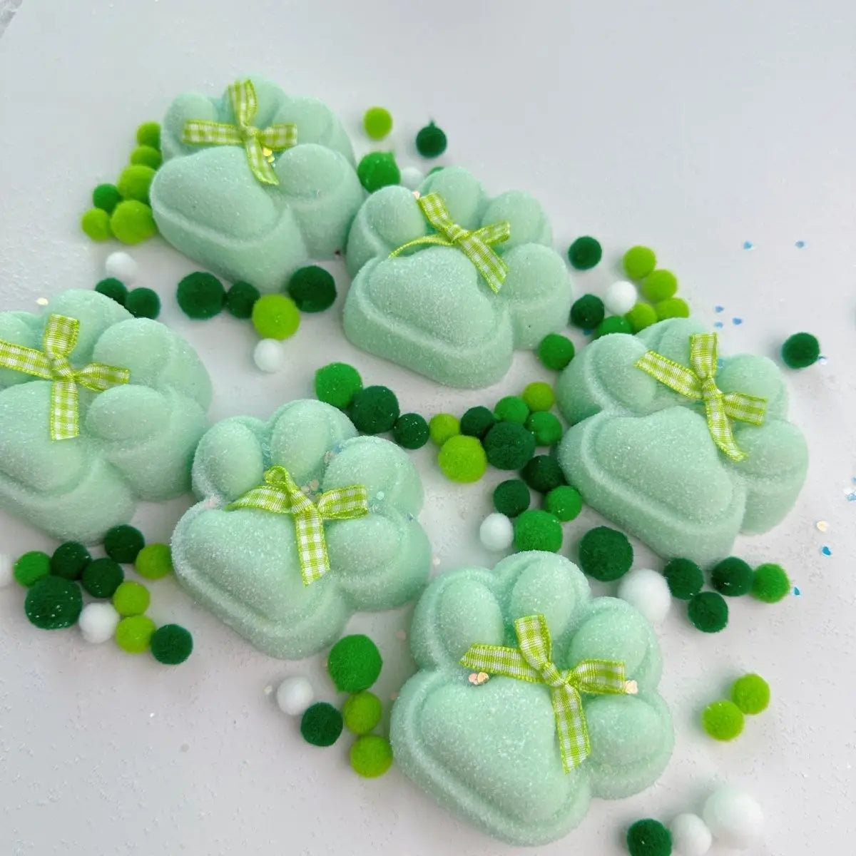 Handmade Green Cat's Paw Taba Squishy Toy – product image 3