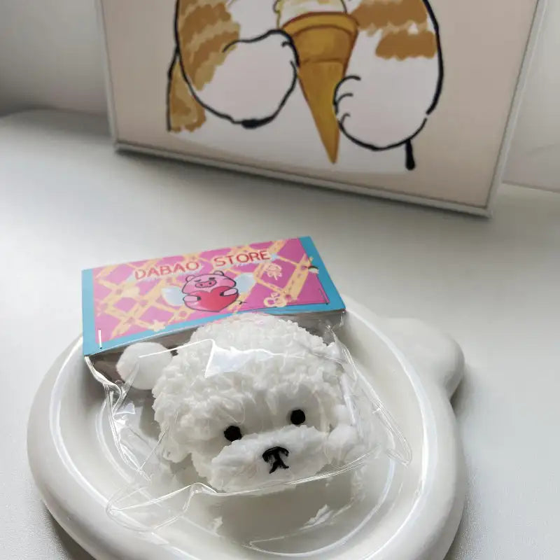 Handmade Silicone Puppy Without Flocking Stress Relief Taba Squishy Toy – product image 2
