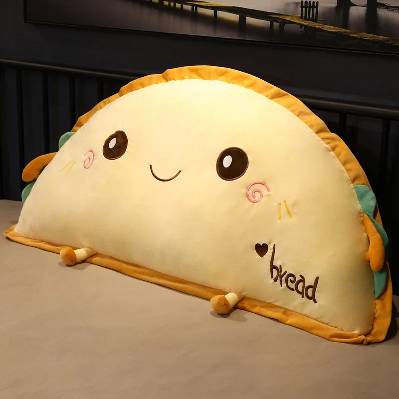 Giant Semicircle Toast Bread Plush Pillow, 20-37" | 51-95 cm — image 3