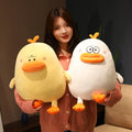 Funny Lips Duck Plush Toy - Soft Round Duck Pillow, 12-16" | 30-40 cm — image 5