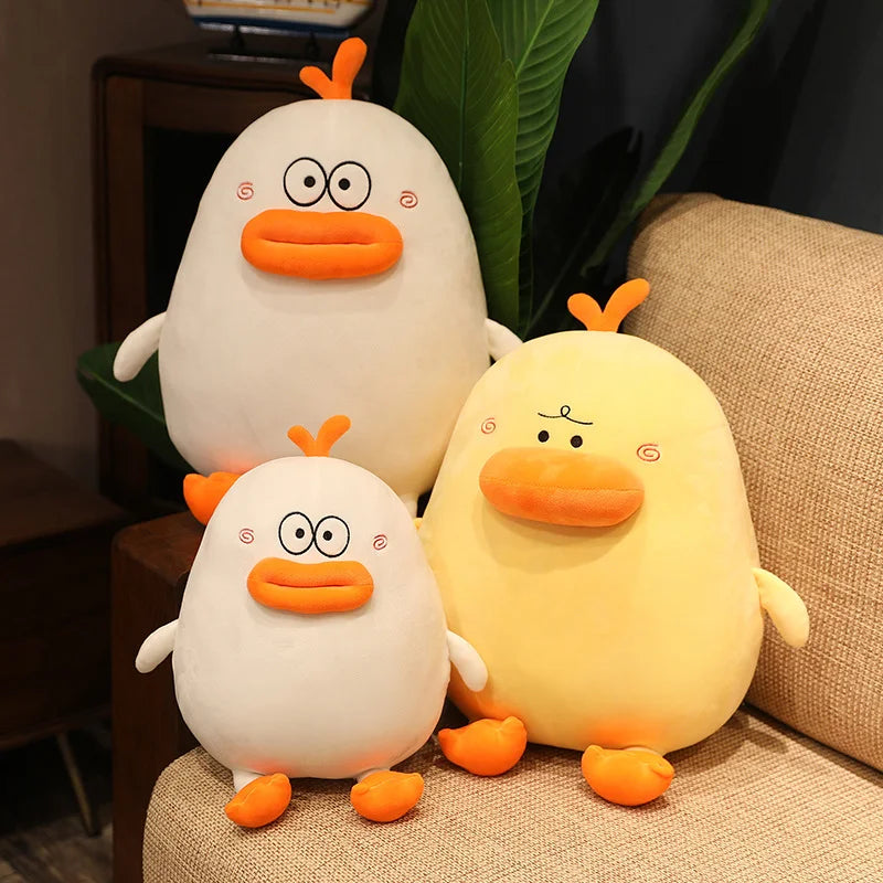 Funny Lips Duck Plush Toy - Soft Round Duck Pillow, 12-16" | 30-40 cm — image 3