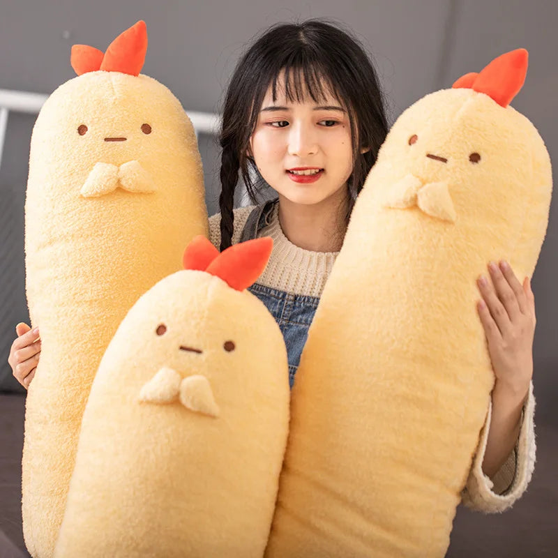 Tempura Shrimp Body Pillow - Long Soft Plush Cushion, 28-43" | 70-110 cm — image 5