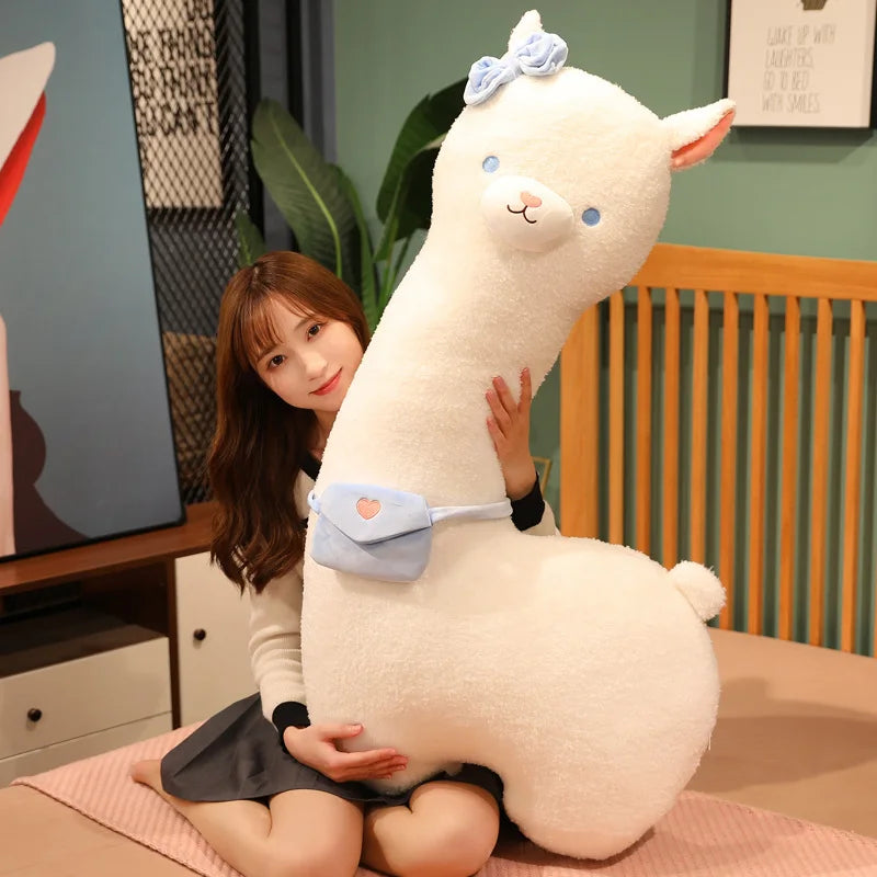 Alpaca Plush Toy - Soft Llama Cushion, 26-41" | 65-105 cm — image 4
