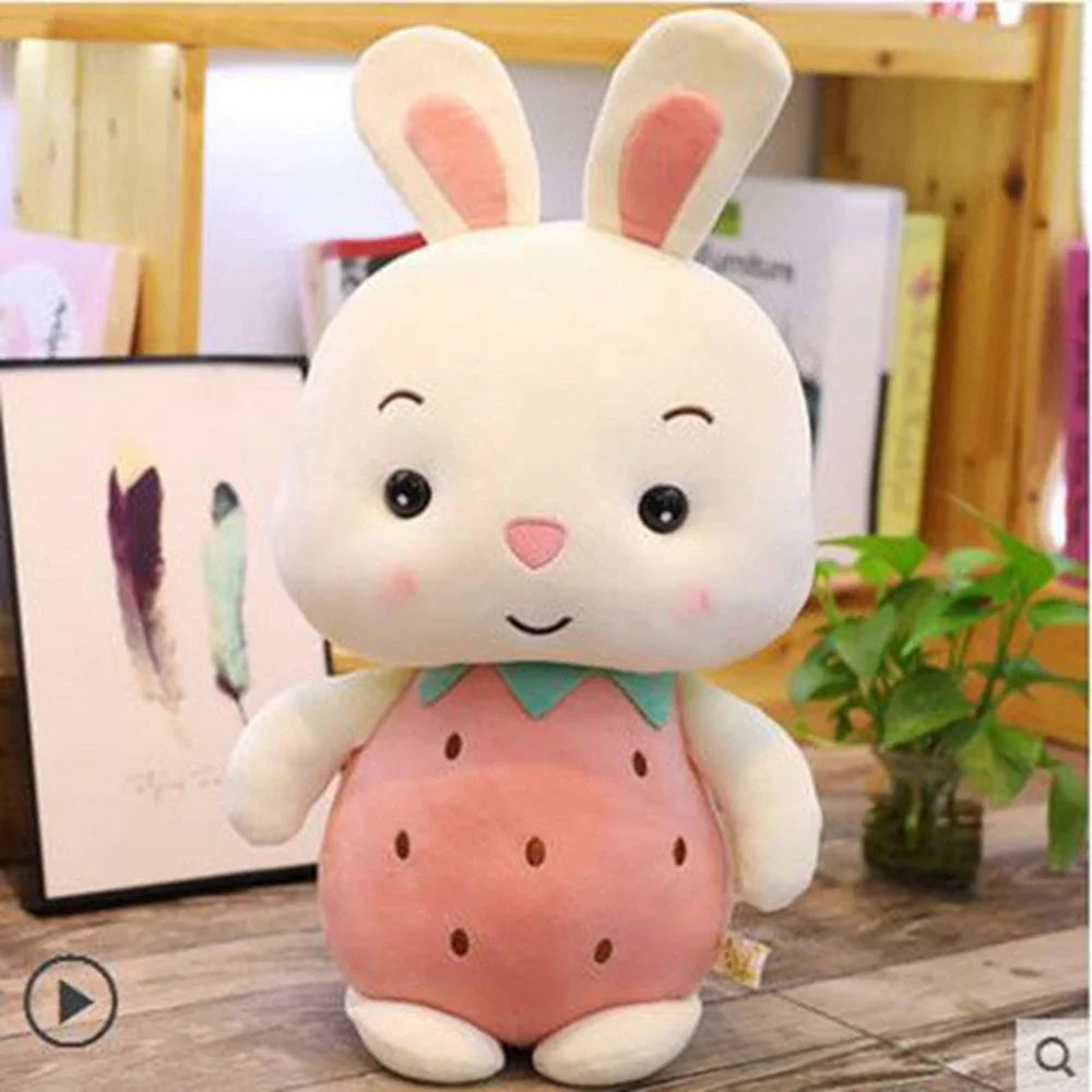 Stuffed Animal Pig or Rabbit in a Strawberry or Pineapple, 9-13"| 32-40 cm — image 9