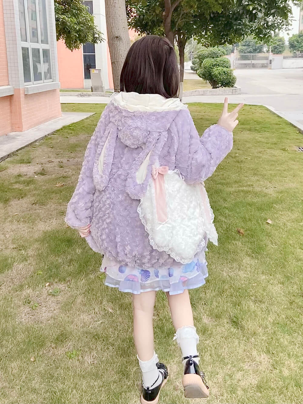 Kawaii Rabbit Fluffy Crossbody Bag — image 8