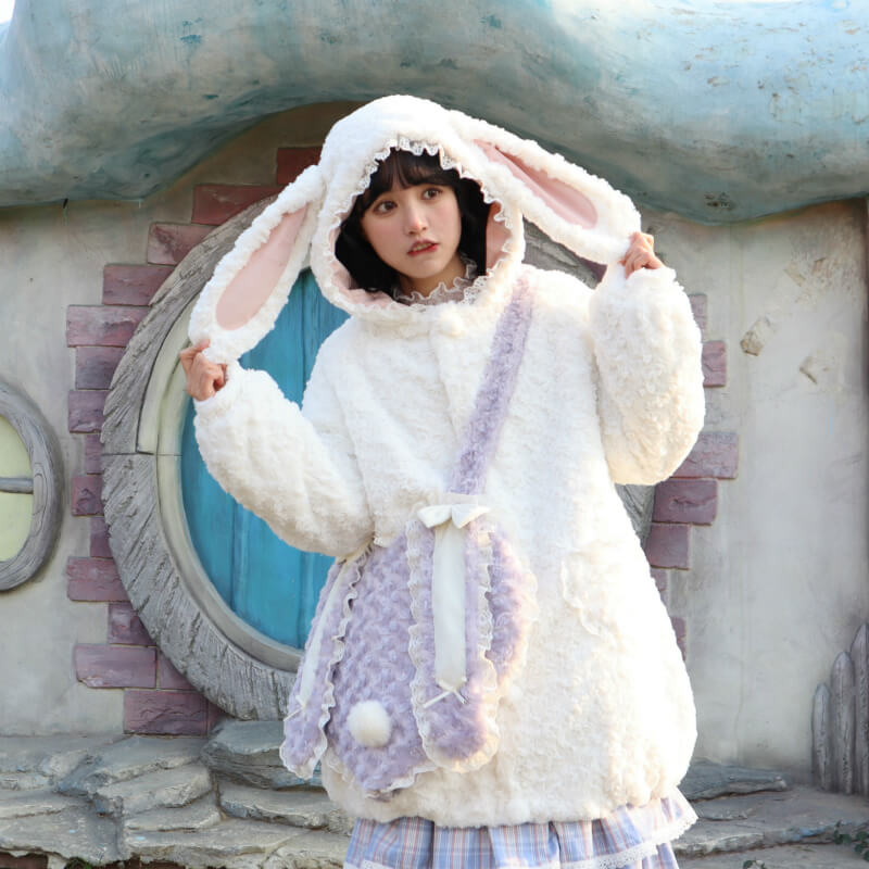 Kawaii Rabbit Fluffy Crossbody Bag — image 2