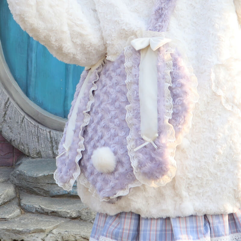 Kawaii Rabbit Fluffy Crossbody Bag — image 3