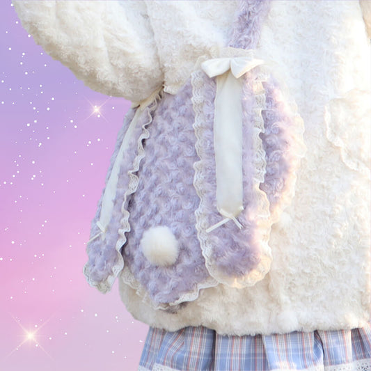 Kawaii Rabbit Fluffy Crossbody Bag — image 1
