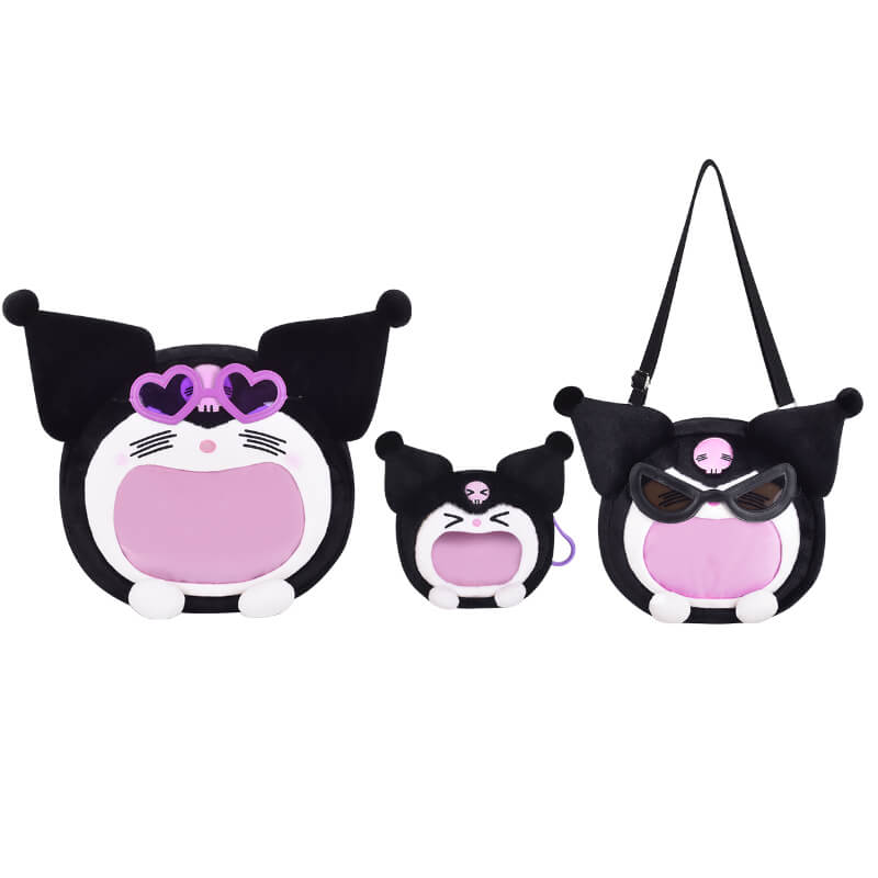 Kuromi Thrilled Plushie Ita Bag - Mini, Small, Large — image 13