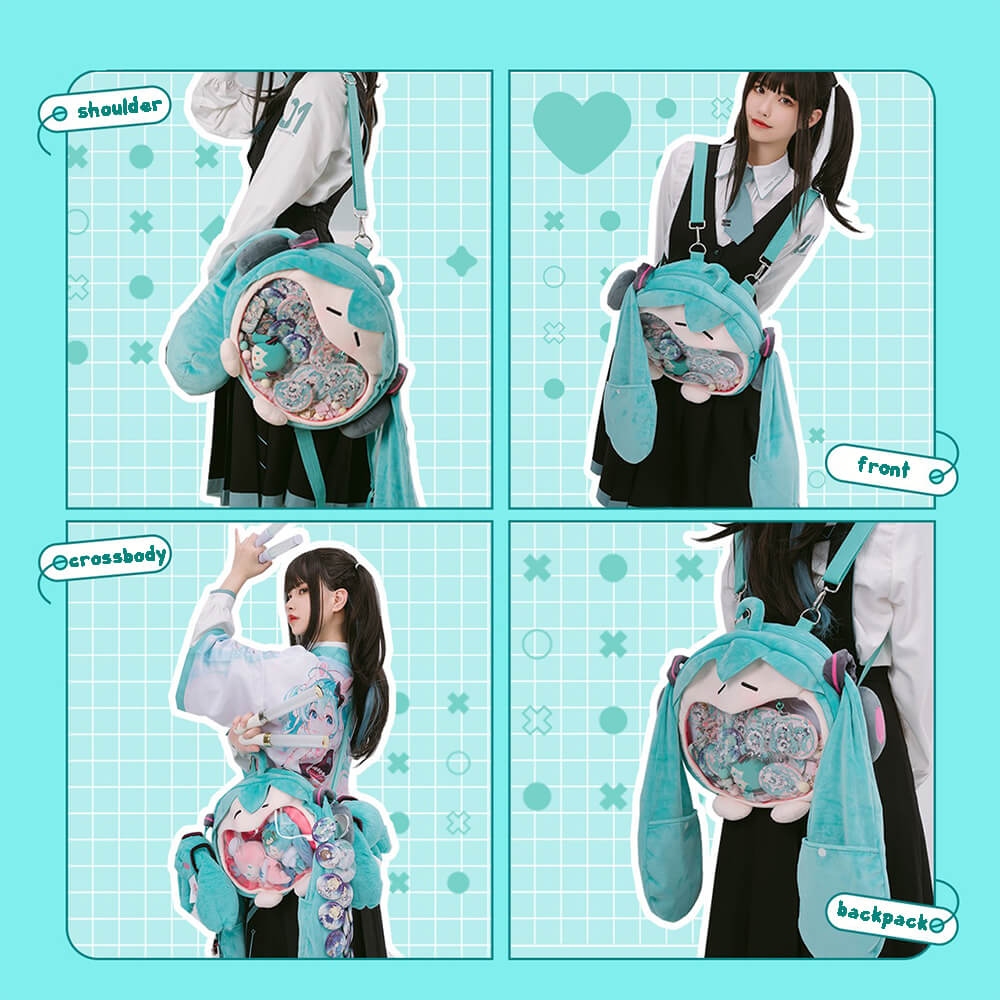 Hatsune Miku Plush Ita Backpack — image 2