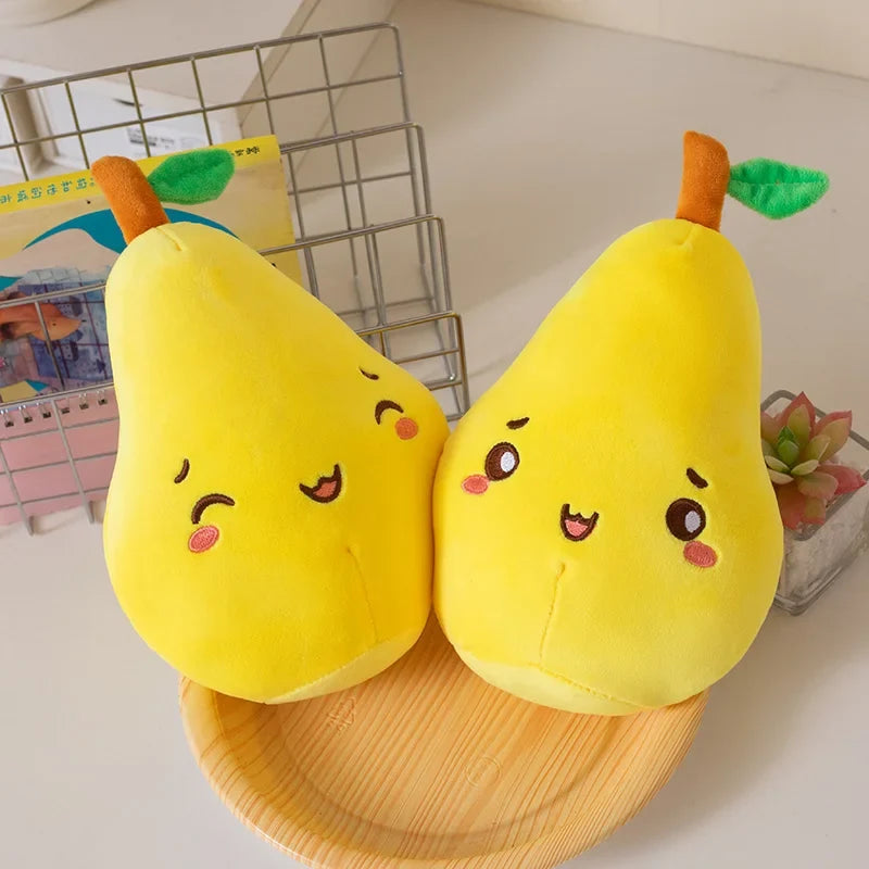 Pear Plush Toy - Soft Stuffed Fruit Doll, 10-18" | 25-45 cm — image 5