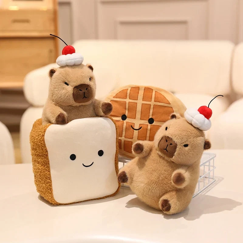 Ice Cream Capybara Plush Toy - Soft Dessert Animal & Nest, 8-13" | 20-33 cm — image 5