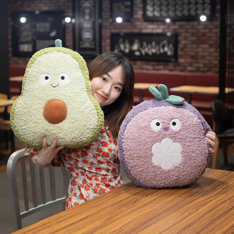 Plushie Fuzzy Fruit w/Optional Handwarmer, 5 Fruits, 14-18" | 36-45 cm — image 3