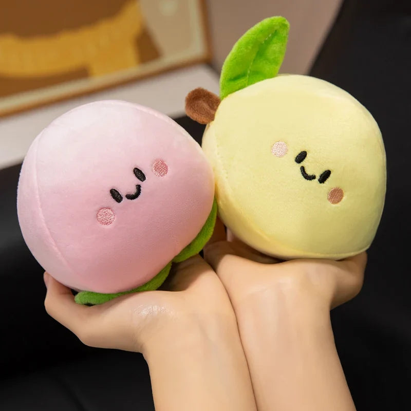 Cheerful Cartoon Fruit & Veggie Plushies, Many Varieties — image 4