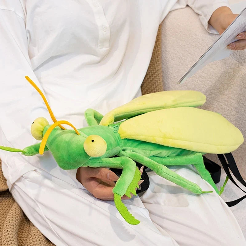 Praying Mantis and Mystic Dragonfly Plush Backpack — image 16