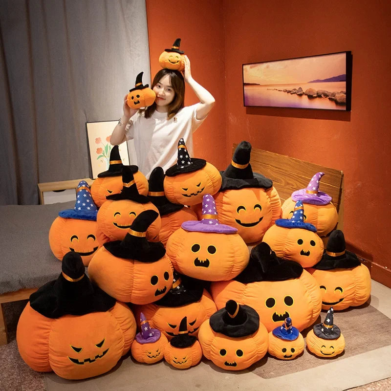 Plushie Halloween Jack-O-Lantern Plushie, 10 Designs, 8-20" | 20-50 cm — image 2