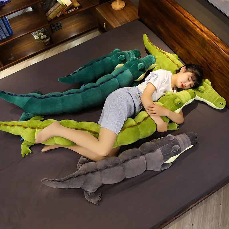Jumbo Crocodile Plushie: Three Colors, 2.6-5.9 ft | 80-180 cm — image 2