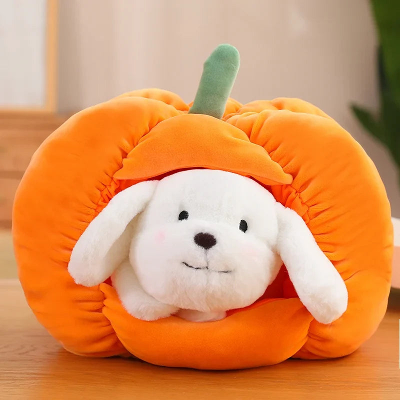 Pumpkin Plushie with Hidden Stuffed Animal — image 8