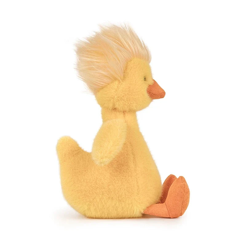 Duck Plush Toy - Soft Funny Hairstyle Duckie, 10" | 26 cm — image 3