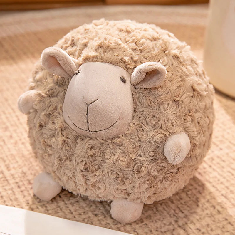 Fuzzy Sheep Plush Toy, Three Colors, 11" | 28 cm — image 13