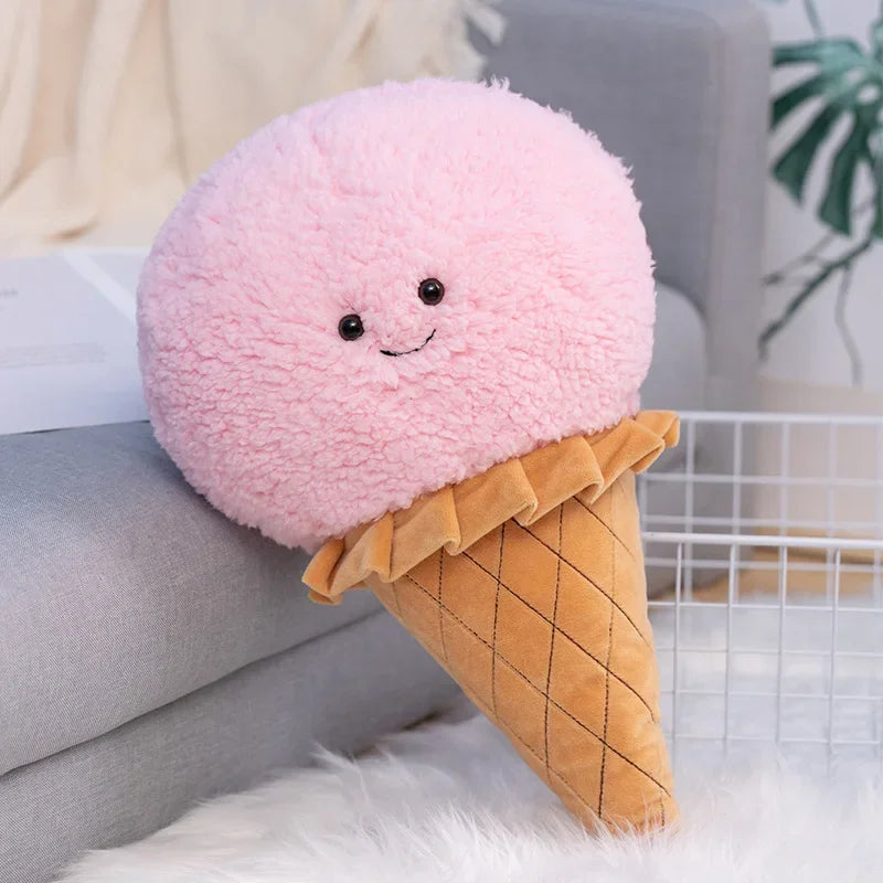 Ice Cream Plush Toy - Soft Stuffed Cone Pillow, 6-18" | 16-46 cm — image 7