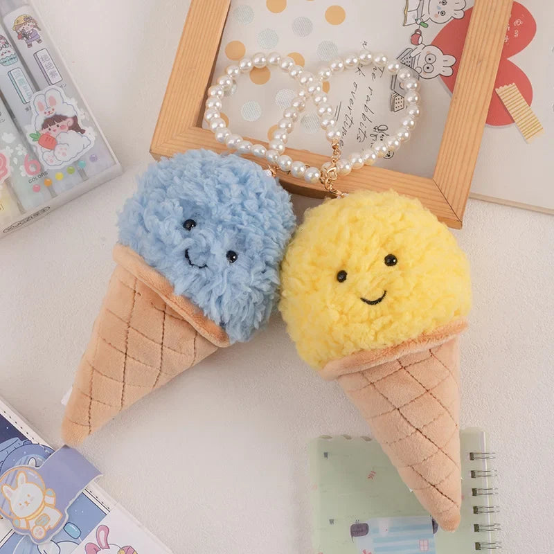 Ice Cream Plush Toy - Soft Stuffed Cone Pillow, 6-18" | 16-46 cm — image 2