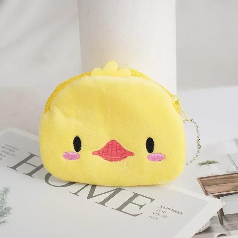 Duck Coin Purse - Soft Plush Zip Pouch — image 13