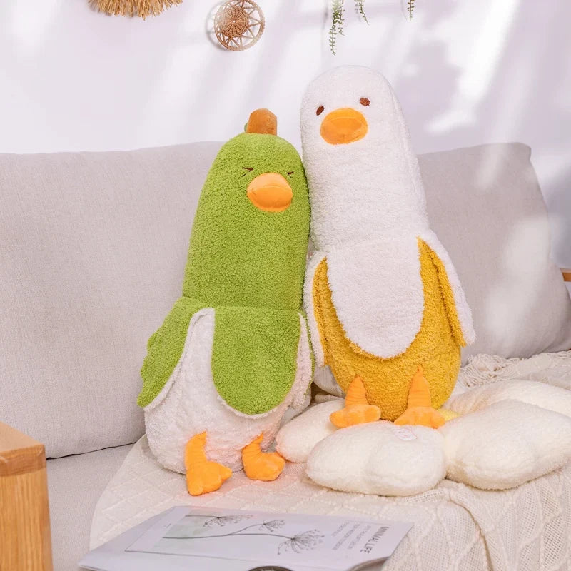 Plushie Fuzzy Banana Duck, Three Colors, 20" | 50 cm — image 3