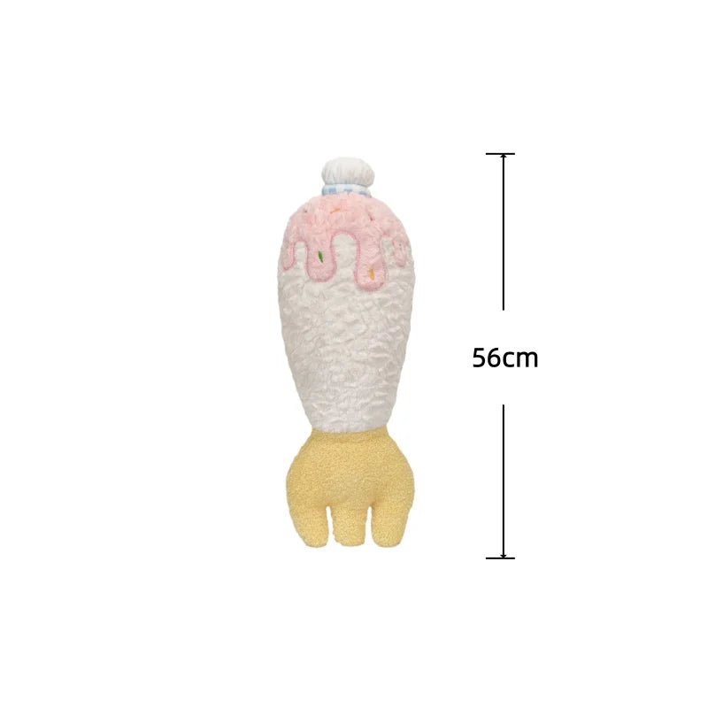 Fried Shrimp Fork Plush Pillow - Long Soft Snack, 22-39" | 56-100 cm — image 8